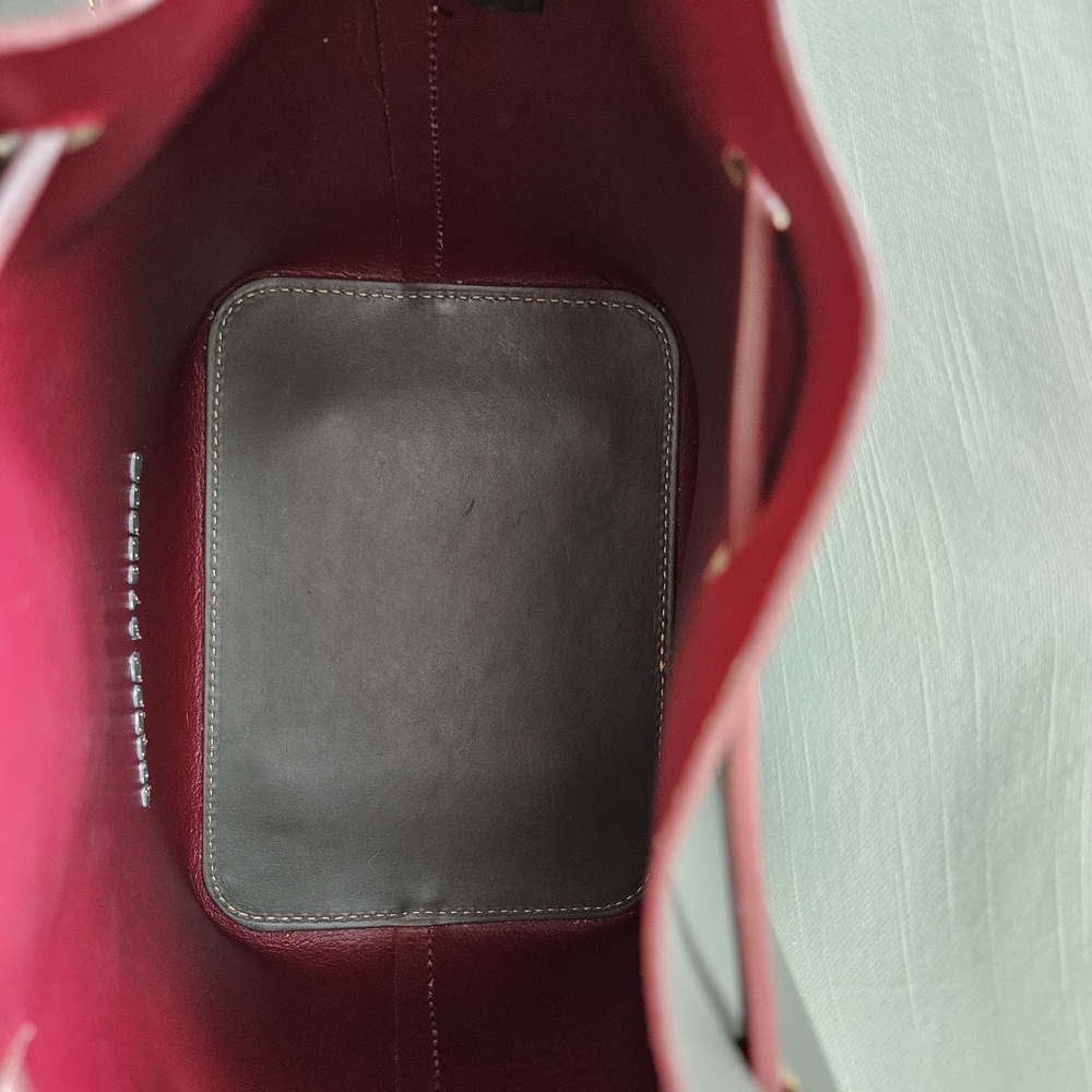 Dooney & Bourke Grey and Burgundy Women's Bag And Wallet - Picture 8 of 15